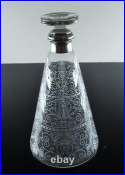 Carafe A Vin Whisky Grave Degage Acide Metal Argente Modele Lido Baccarat Signe Carafe A Vin Whisky Grave Degage Acide Metal Argente Modele Lido Baccarat Signe