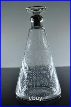 Carafe A Vin Whisky Grave Degage Acide Metal Argente Modele Lido Baccarat Signe Carafe A Vin Whisky Grave Degage Acide Metal Argente Modele Lido Baccarat Signe