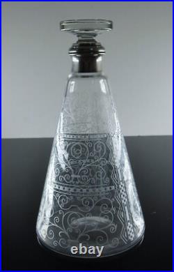 Carafe A Vin Whisky Grave Degage Acide Metal Argente Modele Lido Baccarat Signe Carafe A Vin Whisky Grave Degage Acide Metal Argente Modele Lido Baccarat Signe