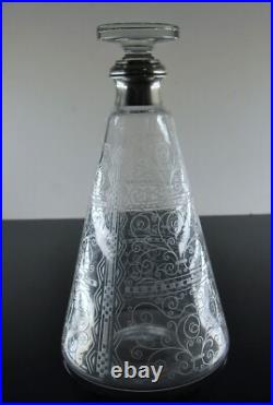 Carafe A Vin Whisky Grave Degage Acide Metal Argente Modele Lido Baccarat Signe Carafe A Vin Whisky Grave Degage Acide Metal Argente Modele Lido Baccarat Signe