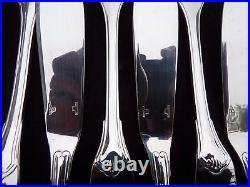 Christofle 12 couteaux à poisson en métal argenté modèle coquille Vendôme 4