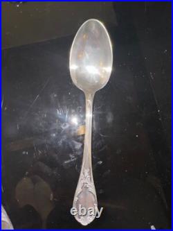 Christofle 12 cuillères à soupe en métal argenté Modèle Marly 20,5 cm