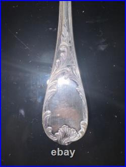 Christofle 12 cuillères à soupe en métal argenté Modèle Marly 20,5 cm