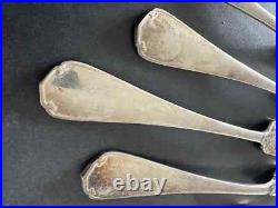 Christofle 12 fourchettes de table modèle Japon en métal argenté japonais