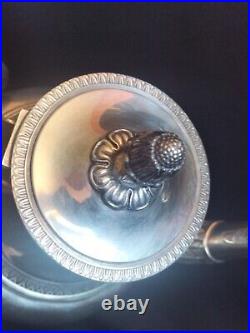 Christofle / Cafetière/verseuse en métal argenté & ébène / Modèle Malmaison Christofle / Cafetière/verseuse en métal argenté & ébène / Modèle Malmaison