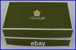 Christofle/Gallia, 12 porte-couteaux modèle arabesque, métal argenté, Art Déco