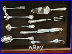 Christofle Importante Menagere 157 Pieces Modele Marly Metal Argente Tbe