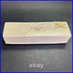 Christofle, Lot de 12 couteaux de table modèle Béarn (L 23.7 cm) à l'état neuf