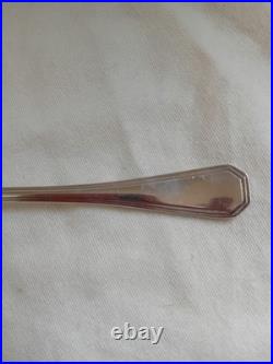 Christofle, Modele America, Serie De 12 Fourchettes A Gateaux En Metal Argente