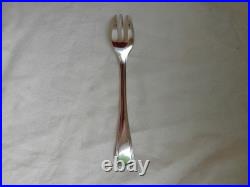 Christofle, Modele America, Serie De 12 Fourchettes A Gateaux En Metal Argente