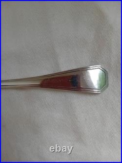 Christofle, Modele America, Serie De 12 Fourchettes A Gateaux En Metal Argente