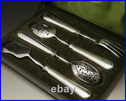 Christofle Modele Japonais Couverts Service A Hors D'oeuvres Metal Argente 1920