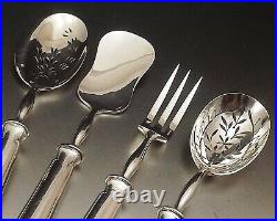 Christofle Modele Japonais Couverts Service A Hors D'oeuvres Metal Argente 1920