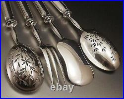 Christofle Modele Japonais Couverts Service A Hors D'oeuvres Metal Argente 1920