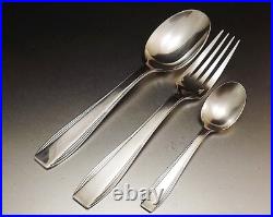 Christofle Modele Lotti Menagere Art Deco 36 Pieces Metal Argente Vers 1950 Christofle Modele Lotti Menagere Art Deco 36 Pieces Metal Argente Vers 1950