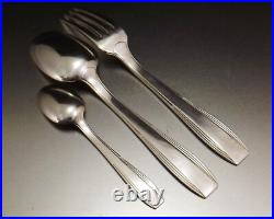 Christofle Modele Lotti Menagere Art Deco 36 Pieces Metal Argente Vers 1950 Christofle Modele Lotti Menagere Art Deco 36 Pieces Metal Argente Vers 1950