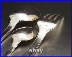 Christofle Modele Lotti Menagere Art Deco 36 Pieces Metal Argente Vers 1950 Christofle Modele Lotti Menagere Art Deco 36 Pieces Metal Argente Vers 1950