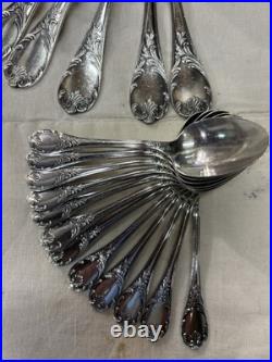 Christofle Modele Marly Menagere 37 Pieces En Metal Argente