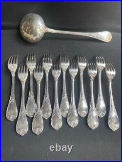 Christofle Modele Marly Menagere 37 Pieces En Metal Argente