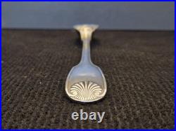 Christofle Modèle vendôme coquille Cuillère et fourchette de service L. 25