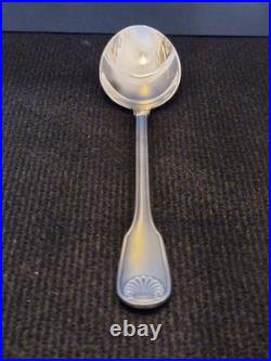 Christofle Modèle vendôme coquille Cuillère et fourchette de service L. 25