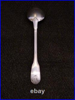 Christofle Modèle vendôme coquille Cuillère et fourchette de service L. 25