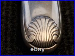 Christofle Modèle vendôme coquille rare couteau à pain L. 28 cm TBE/étui