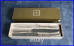 Christofle Orfevre A Paris 12 Grands Couteaux Modele Filet Chinon Metal Argente
