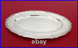 Christofle-Plat ovale en métal argenté modèle Chinon