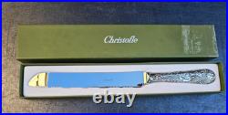 Christofle couteau a pain modele vinea en metal argente proche du neuf 1/2