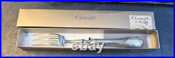 Christofle fourchette a gigot metal argente modele marly en boite proche du neuf