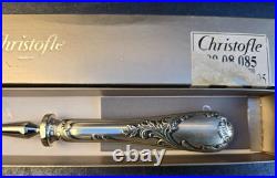 Christofle fourchette a gigot metal argente modele marly en boite proche du neuf