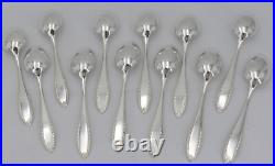 Christofle modèle Albatros, 12 cuillères à thé/café/moka, 13 cm en métal argenté Christofle modèle Albatros, 12 cuillères à thé/café/moka, 13 cm en métal argenté