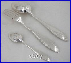 Christofle modèle Albatros, Art Déco, ménagère set de 36 pièces en métal argenté