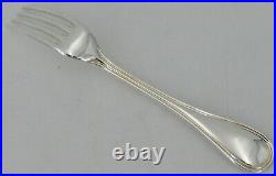Christofle modèle Albi, 10 fourchettes à entremets/dessert 17 cm, métal argenté
