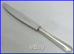 Christofle modèle América, 10 couteaux de table, métal argenté, Art Déco