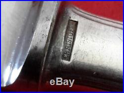 Christofle modèle BOREAL 12 petits couteaux art déco en métal argenté vers1950
