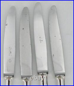 Christofle modèle Boréal 12 couteaux à entremets/dessert/fromage, métal argenté