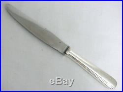 Christofle modèle Boréal, 12 couteaux de table, métal argenté, écrin