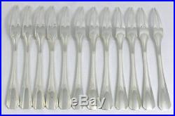Christofle modèle Boréal, 12 fourchettes à escargot/crustacé/coquillage