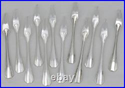 Christofle modèle Boréal 12 fourchettes à escargots, crustacés en métal argenté