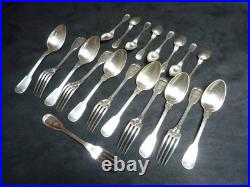 Christofle modèle CHINON partie de Ménagère métal argenté