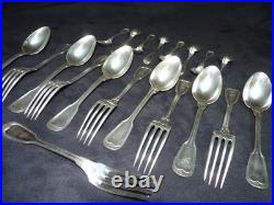 Christofle modèle CHINON partie de Ménagère métal argenté