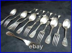 Christofle modèle CHINON partie de Ménagère métal argenté