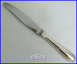 Christofle modèle Chinon, 12 couteaux de table, Filet, métal argenté