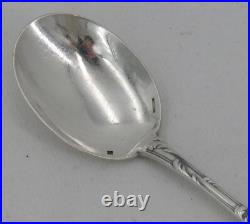 Christofle modèle Chrysanthème, 6 cuillères, pelles à glace en métal argenté