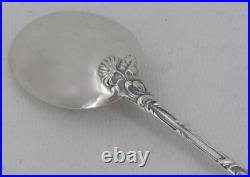 Christofle modèle Chrysanthème, 6 cuillères, pelles à glace en métal argenté