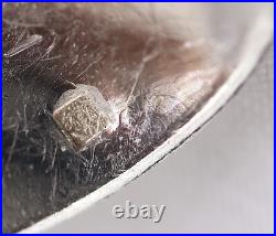 Christofle modèle Chrysanthème, 6 cuillères, pelles à glace en métal argenté