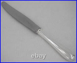 Christofle modèle Dax, 6 couteaux de table, métal argenté, en excellent état