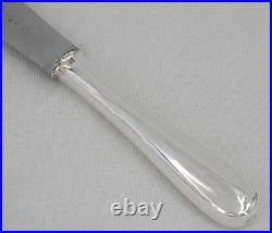 Christofle modèle Dax, 6 couteaux de table, métal argenté, en excellent état